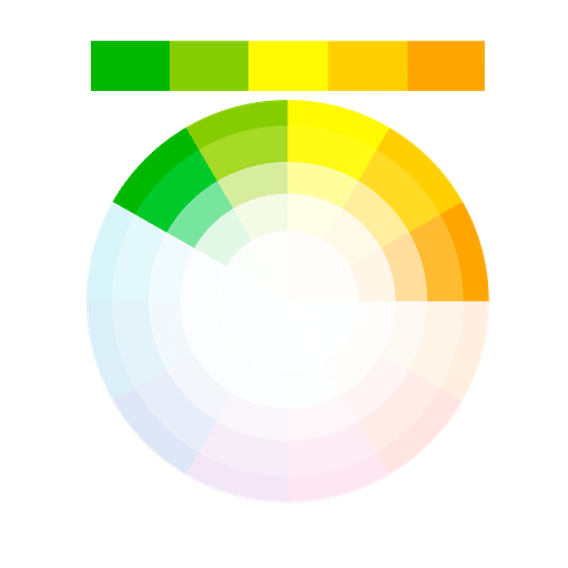 Accented Analogous Colors Scheme